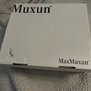 Muxun size 8 black booties.